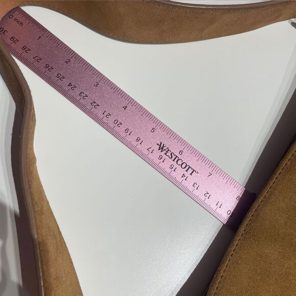 UGG Heritage Tan Suede Hobo Shoulder Bag Sherpa trim - Picture 15 of 16